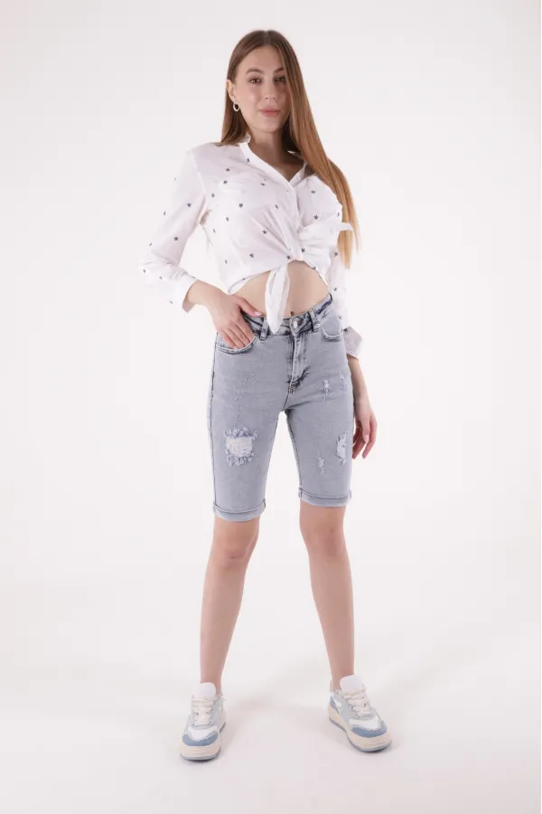 Duble Paça Şort 296-08-(S-XL-6) Duble Paça Şort 296-08-(S-XL-6)