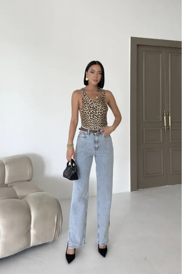 Boru Paça Relax Kot Pantolon 931-08-(27-32) Boru Paça Relax Kot Pantolon 931-08-(27-32)