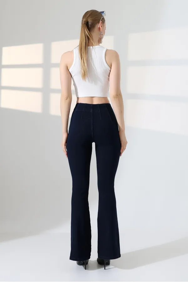 Pensli İspanyol Kot Pantolon  7021-13-(27-32)