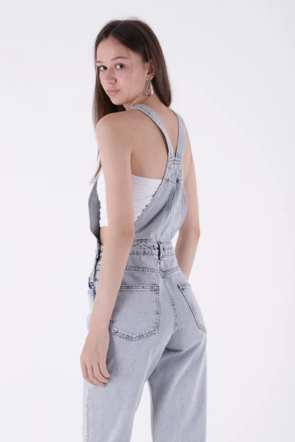 Mom Fit Denim Overalls 325-42-(S-XL-6)