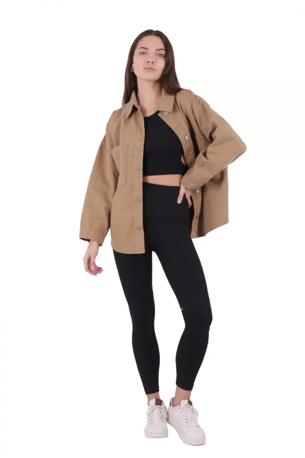Oversize Kot Gömlek 664-66-(STD-4) Oversize Kot Gömlek 664-66-(STD-4)