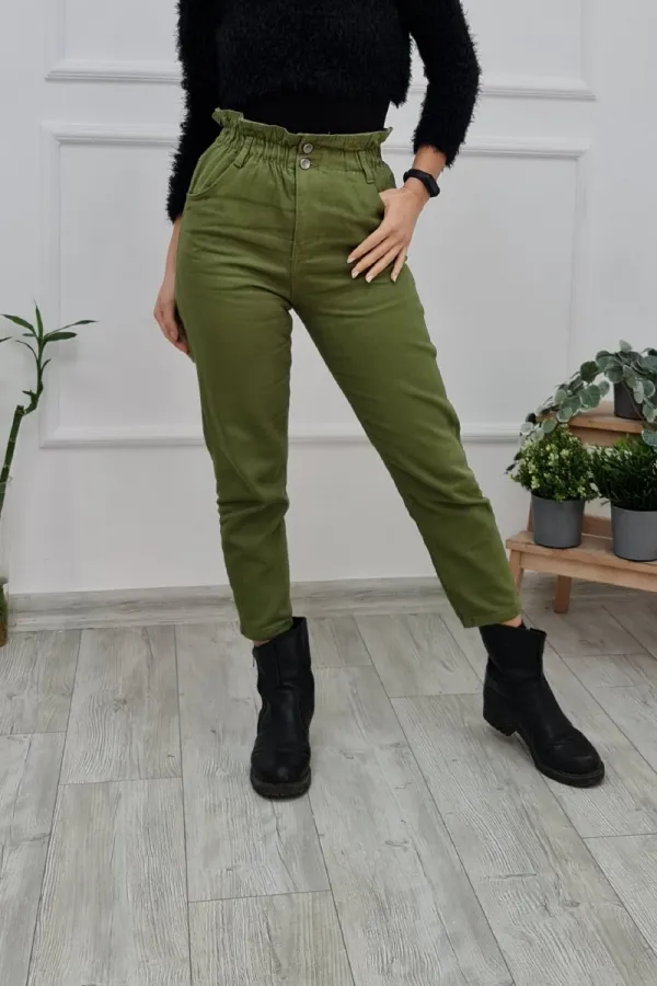 Beli Lastikli Kot Pantolon  759-74-(27-32)