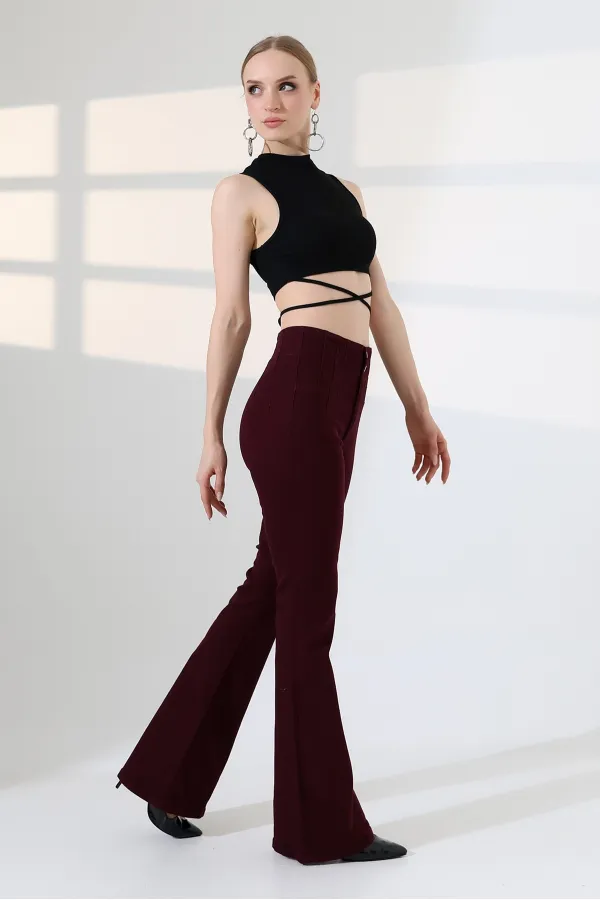 Pensli İspanyol Kot Pantolon  7021-82-(27-32)