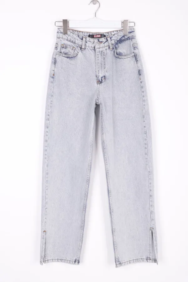 Boru Paça Relax Kot Pantolon 931-42-(27-32)