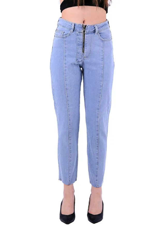 Ütü Hattı Dikişli Kot Pantolon 922-42-(27-32) Ütü Hattı Dikişli Kot Pantolon 922-42-(27-32)