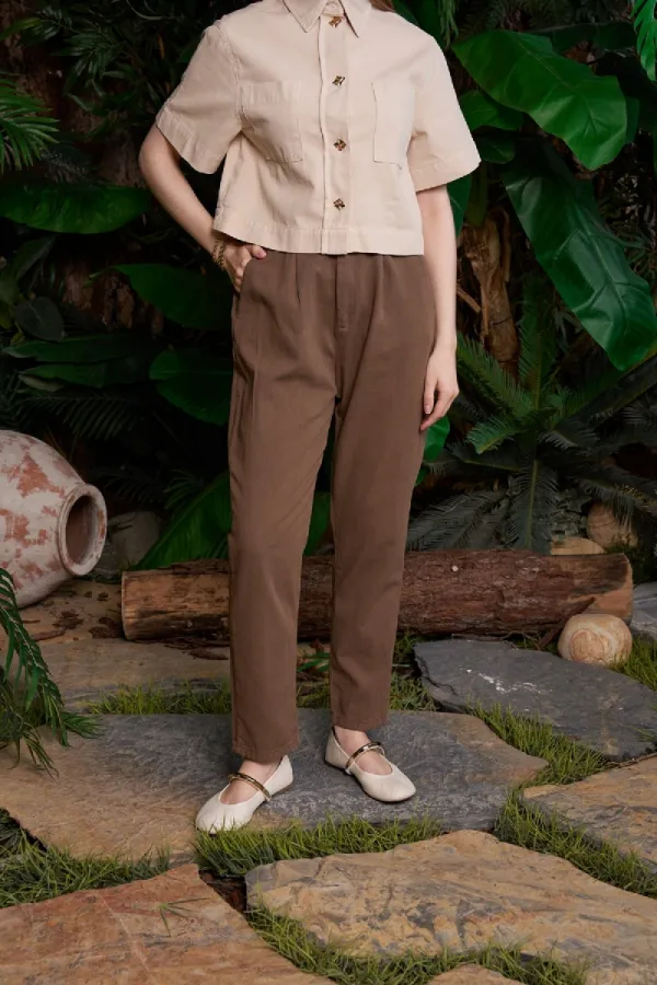 Beli Lastikli Havuç Pantolon 7083-78-(S-XL-6-2) Beli Lastikli Havuç Pantolon 7083-78-(S-XL-6-2)