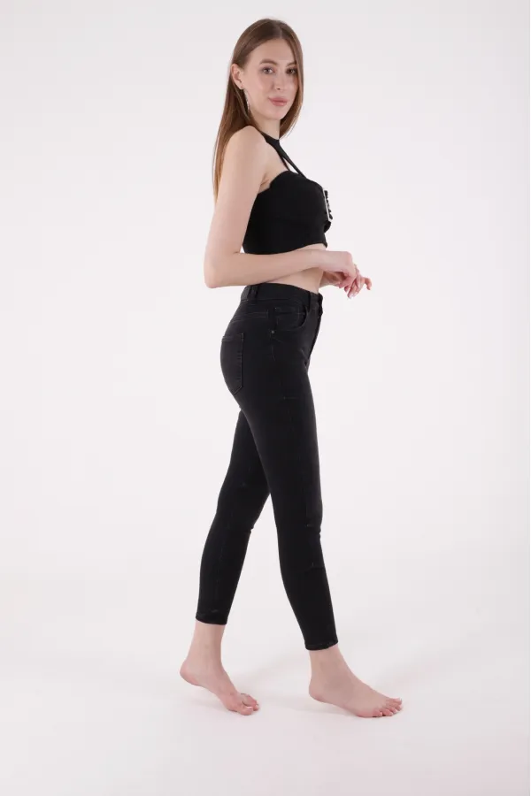 Kısa Boy Skinny Kot Pantolon 811-03-(26-31)