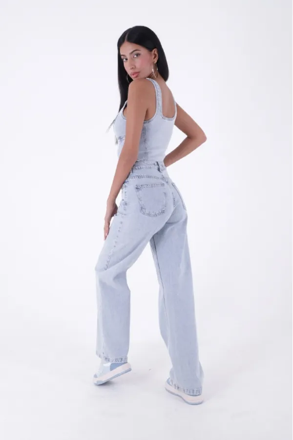 Bol Paça Relax Kot Pantolon  718-42-(26-31)