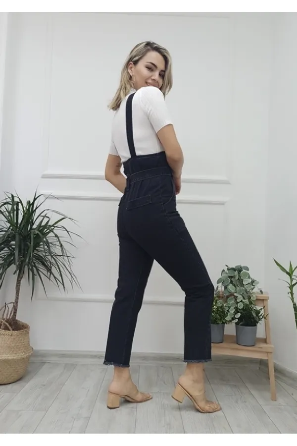 Beli Kemerli Salopet Tulum Kot Pantolon  327-23-(S-XL-6)
