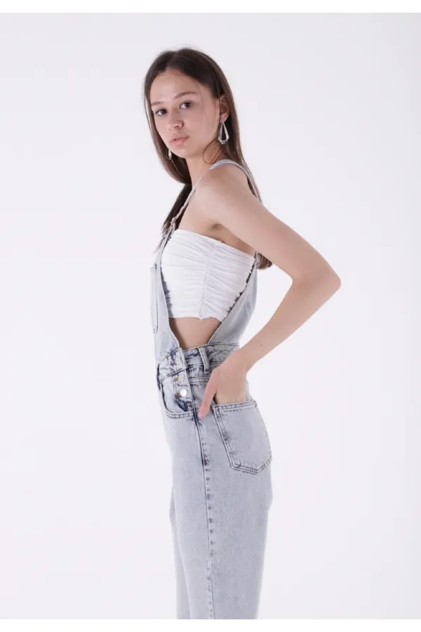 Mom Fit Denim Overalls 325-42-(S-XL-6)