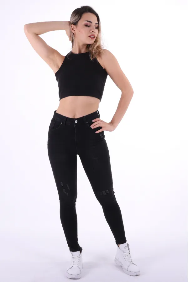 Az Yırtıklı Skinny Kot Pantolon 826-03-(28-33) Az Yırtıklı Skinny Kot Pantolon 826-03-(28-33)
