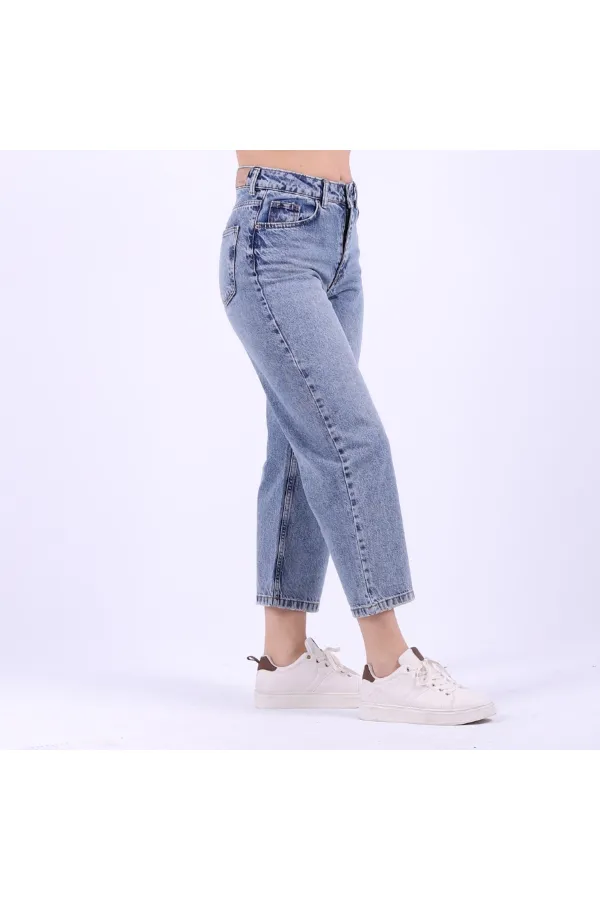 Relax Bol Paça Straıght Kot Pantolon  997-06-(28-33)