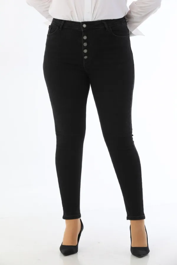 Beş Düğmeli Skinny Kot Pantolon 555-23-(34-40-6)