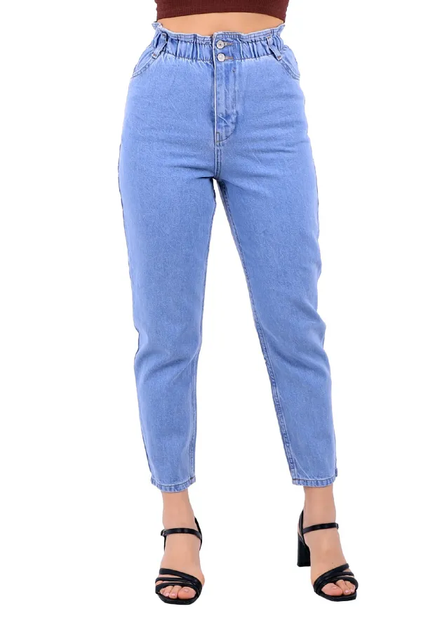 Beli Lastikli Kot Pantolon 759-15-(30-36) Beli Lastikli Kot Pantolon 759-15-(30-36)
