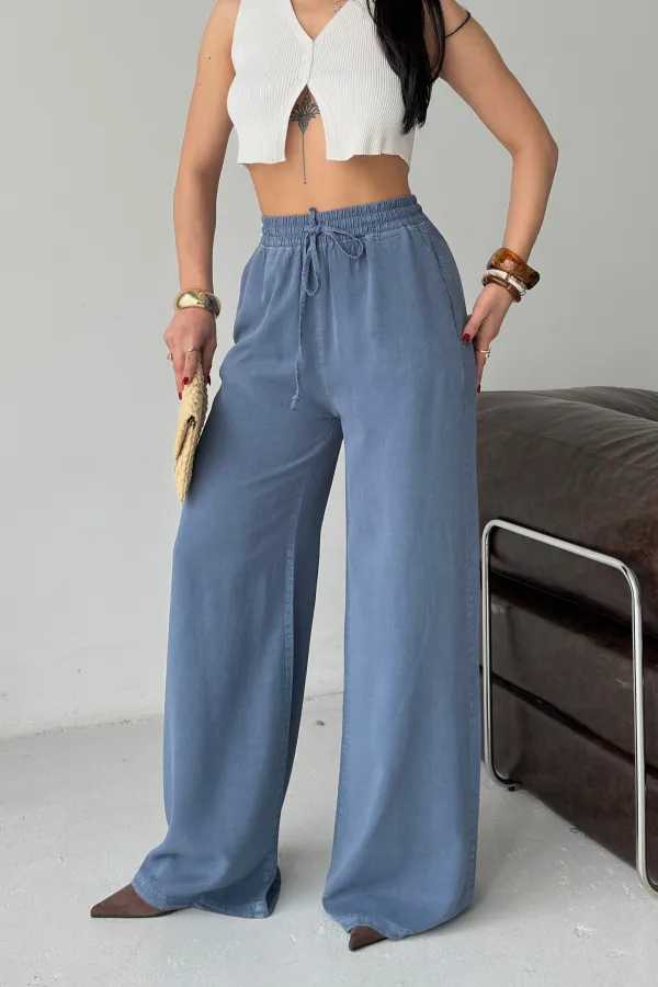 Lastikli Palazzo Pantolon  HS708-98-(M-XL-3)