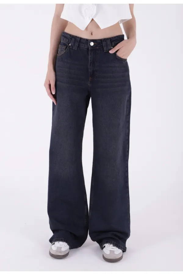 Bol Paça Baggy Relax Kot Pantolon  7031-19-(26-29)