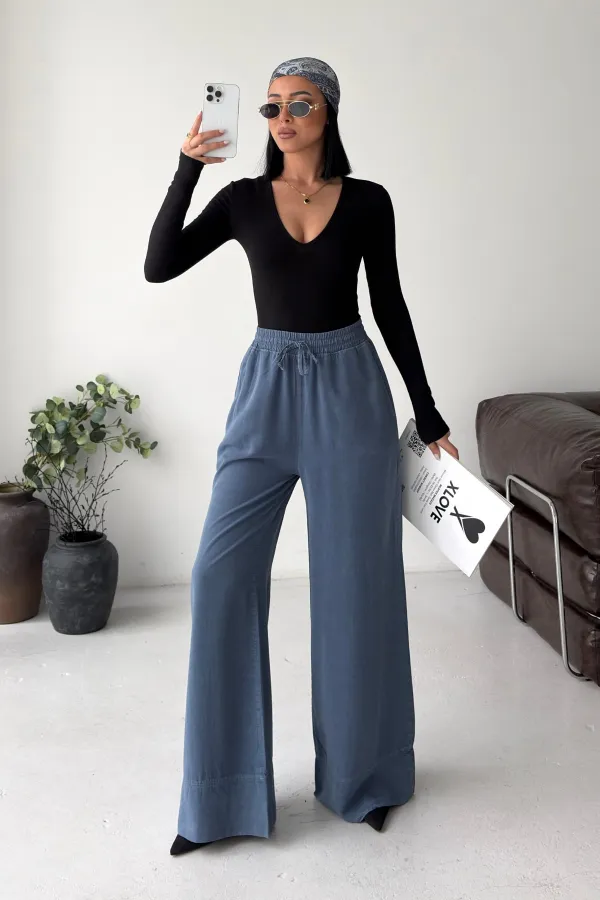 Elastic Waist Linen Pants HS700-98-(S-XL) Elastic Waist Linen Pants HS700-98-(S-XL)