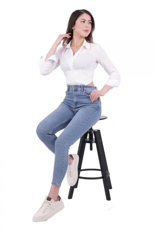 Jeans skinny courts 810-15-(26-31)