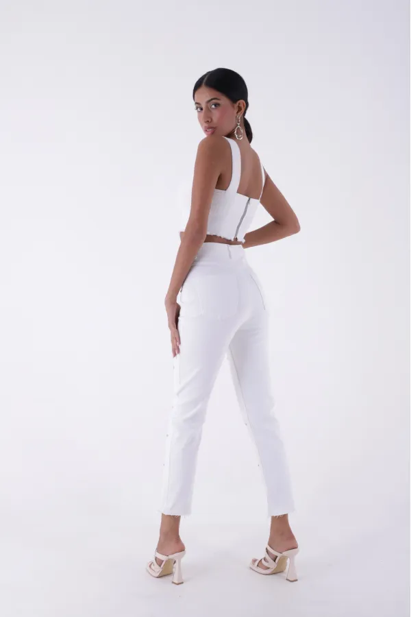Droplu Mom Fit Pantolon 1724-50-(26-31) Droplu Mom Fit Pantolon 1724-50-(26-31)