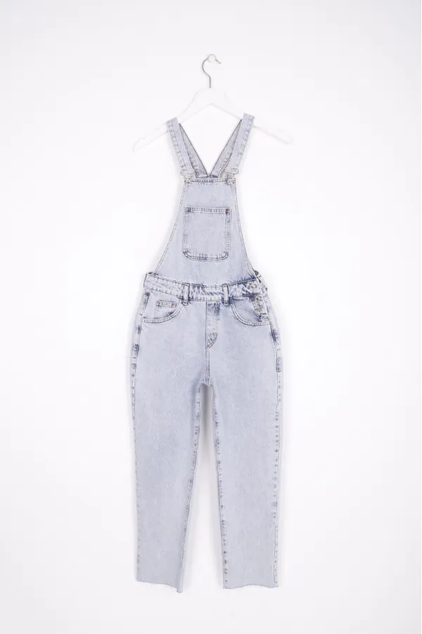 Mom Denim Overalls 325-08-(S-XL-6) Snow Light Blue Mom Denim Overalls 325-08-(S-XL-6) Snow Light Blue
