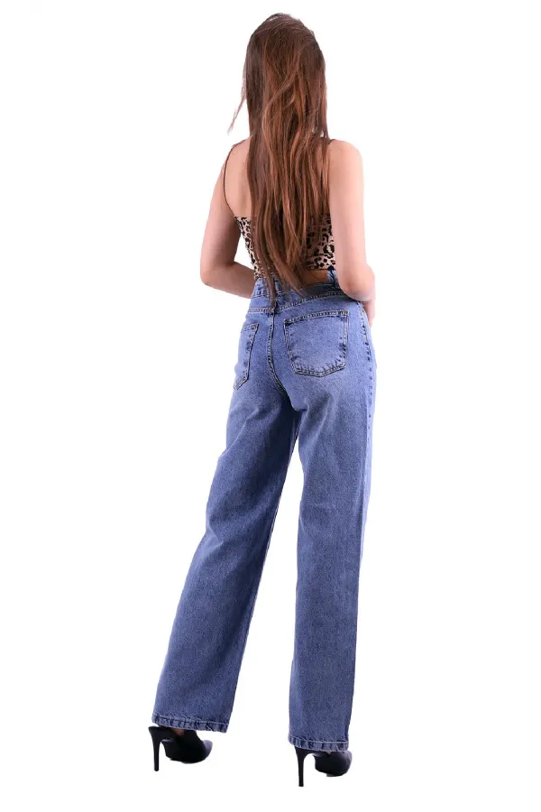 Bol Paça Relax Kot Pantolon  718-06-(26-28)