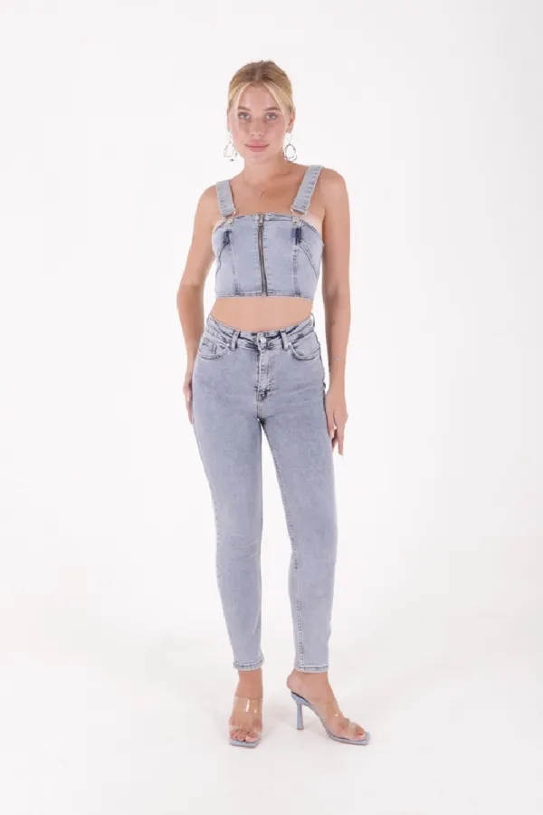 Comfort Slim Kot Pantolon 896-08-(26-28)