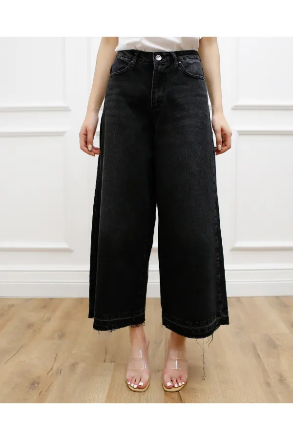 Sökük Paçalı Relax Kot Pantolon  787-03-(S-XL-6)