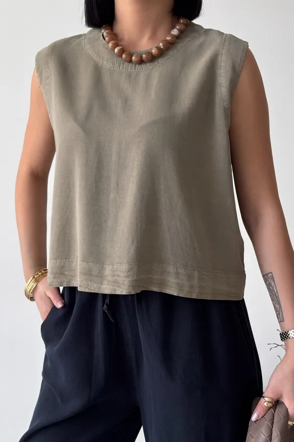 Askılı Bluz  HS401-74-(S-XL)