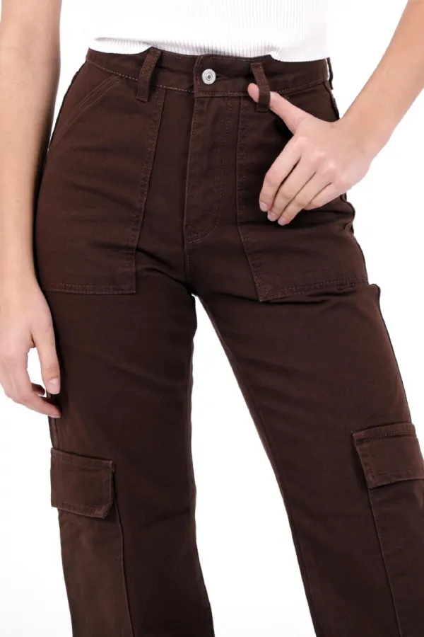 Jean cargo à jambes larges 1828-78-(26-28)