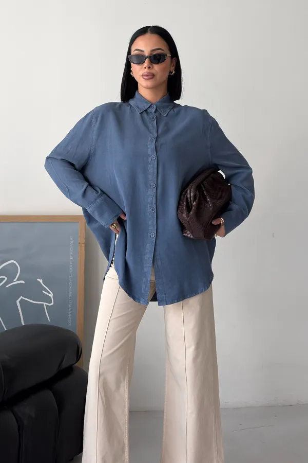 Düğmeli Gömlek HS623-98-(S-XL)