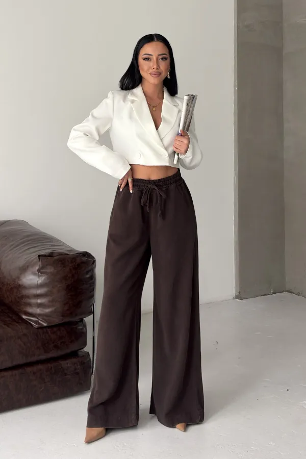 Lastikli Palazzo Pantolon  7150-78-(36-42-4)