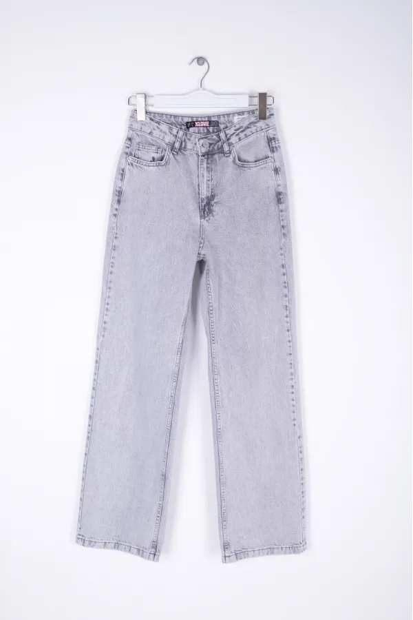 Bol Paça Relax Kot Pantolon  718-32-(26-31)