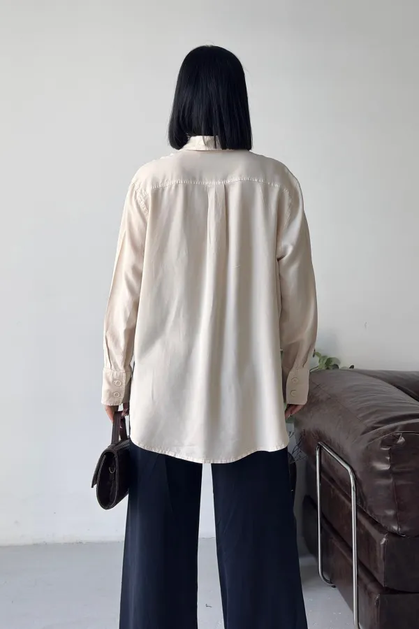 Düğmeli Gömlek HS623-65-(S-XL)