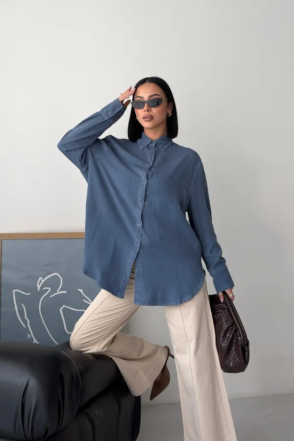Düğmeli Gömlek HS623-98-(S-XL)