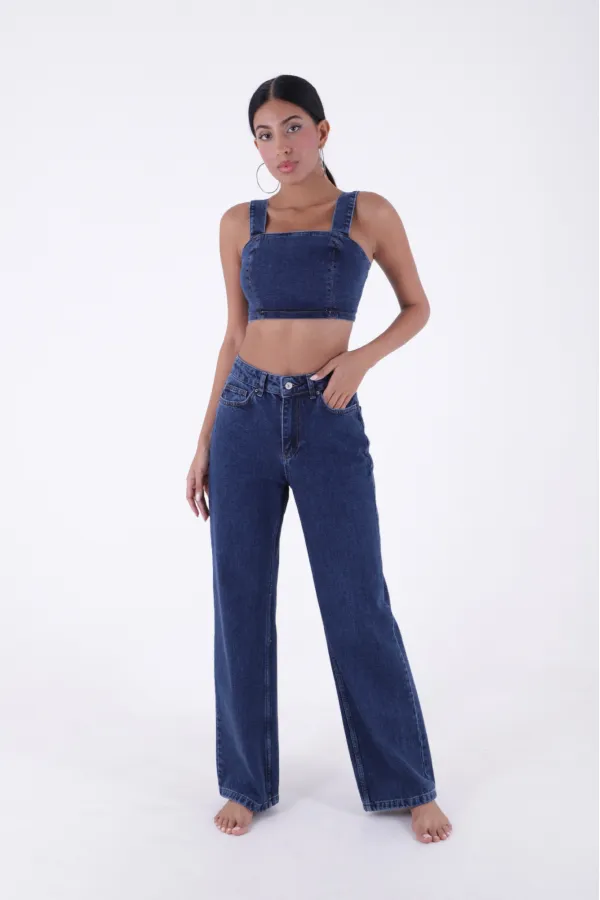 Bol Paça Relax Kot Pantolon  718-26-(28-33)