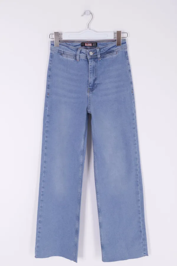Wide Leg Palazzo Jeans 1710-15-(27-32) Wide Leg Palazzo Jeans 1710-15-(27-32)