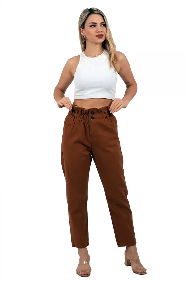 Beli Lastikli Kot Pantolon 759-68-(27-32) Beli Lastikli Kot Pantolon 759-68-(27-32)