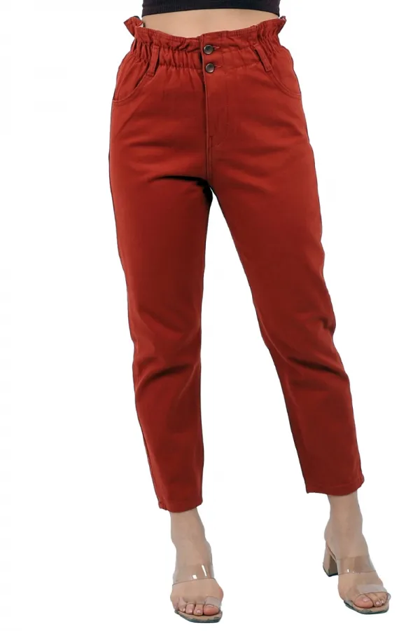 Beli Lastikli Kot Pantolon 759-75-(27-32) Beli Lastikli Kot Pantolon 759-75-(27-32)