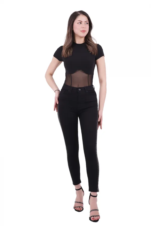Serpmelı Kot Pantolon 727-07-(30-36) Serpmelı Kot Pantolon 727-07-(30-36)