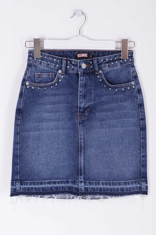 Kısa Boy Kot Etek 1044-01-(S-XL-6) Kısa Boy Kot Etek 1044-01-(S-XL-6)