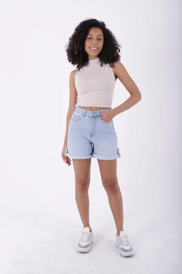 Duble Paça Kot Şort 292-42-(S-XL-6) Duble Paça Kot Şort 292-42-(S-XL-6)