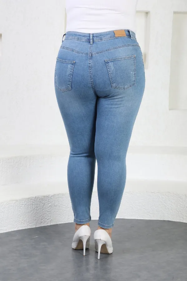 Yıpratmalı Kot Pantolon  519-15-(34-40)