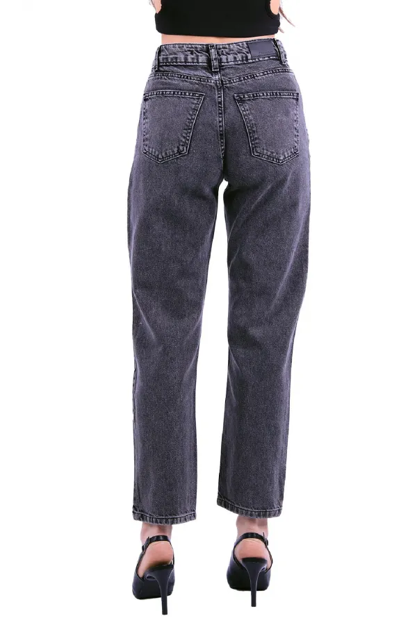 Yüksek Bellı Mom Kot Pantolon  800-33-(27-32)