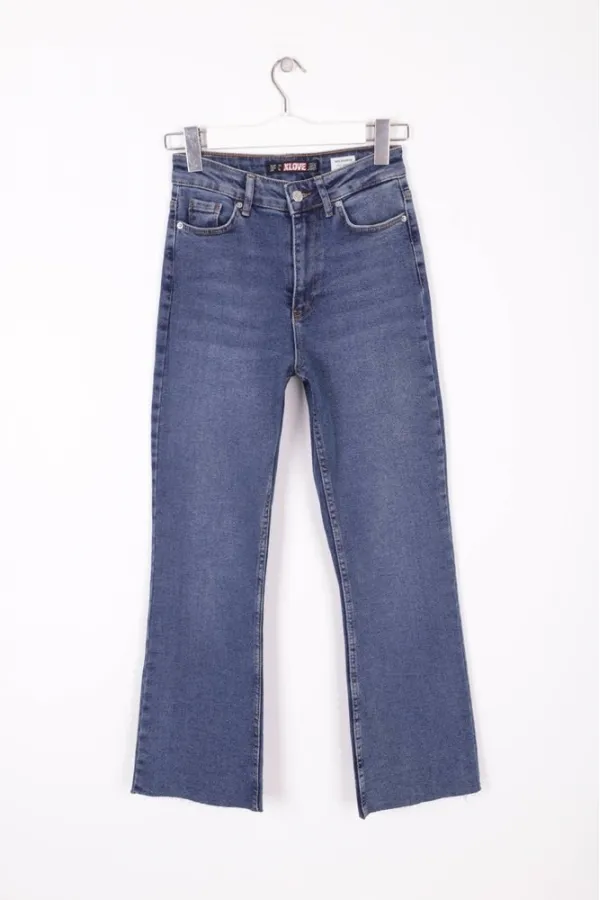 İspanyol Mom Fit Kot Pantolon  1706-01-(27-32)