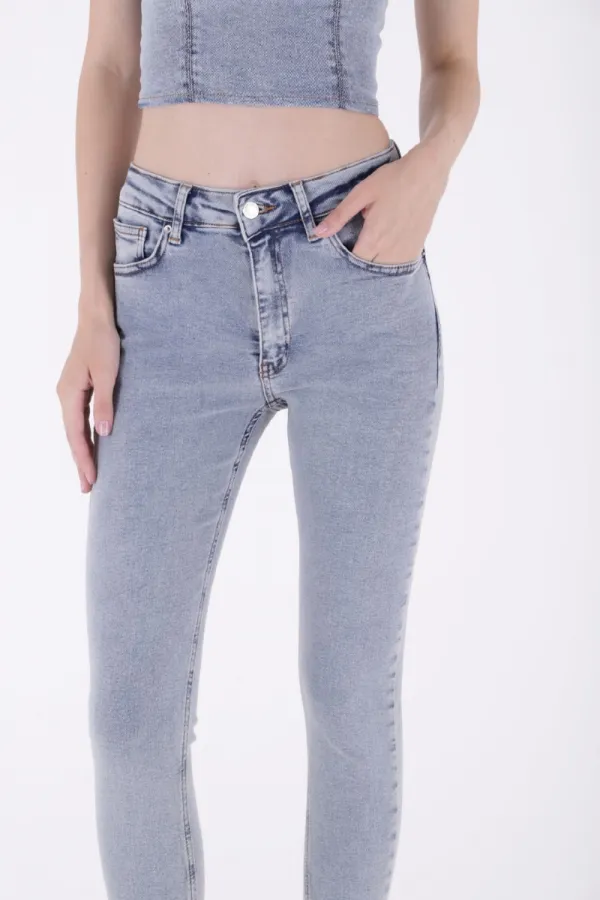 Kısa Boy Skinny Kot Pantolon  810-08-(26-31)