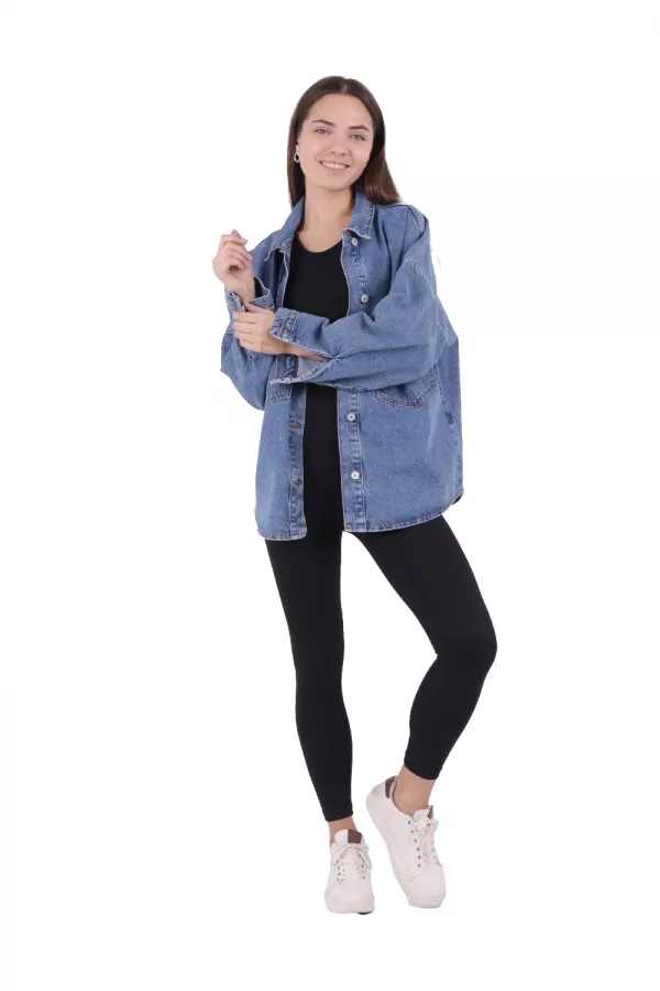 Oversize Kot Gömlek 664-27-(STD-4) Oversize Kot Gömlek 664-27-(STD-4)