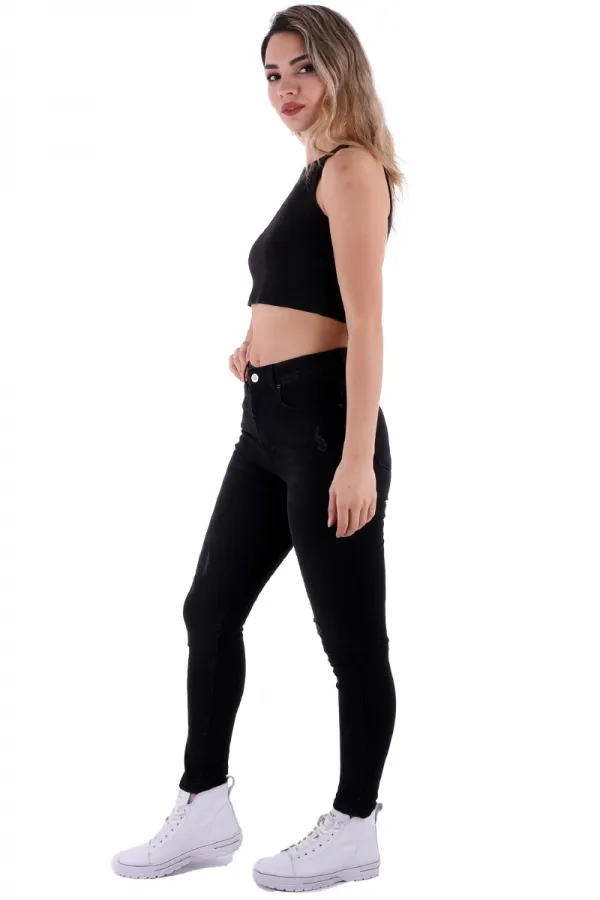 Az Yırtıklı Skinny Kot Pantolon  826-03-(30-36)