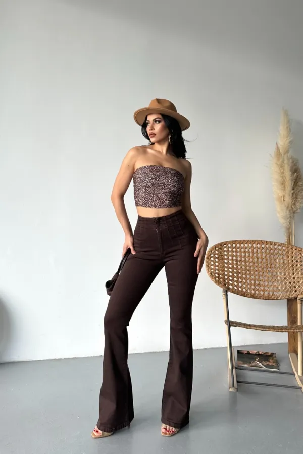 Pensli İspanyol Kot Pantolon 7021-78-(26-29-4) Pensli İspanyol Kot Pantolon 7021-78-(26-29-4)