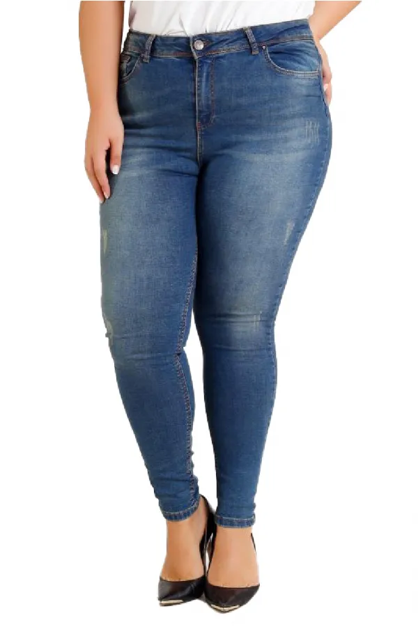 Yıpratmalı Kot Pantolon  519-02-(44-50)
