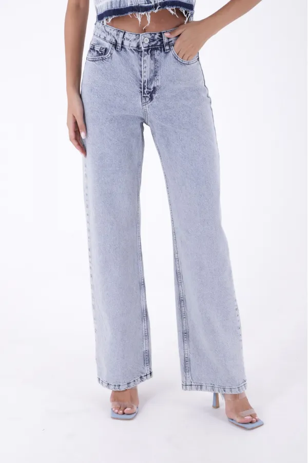 Bol Paça Relax Kot Pantolon  718-08-(S-L-6)